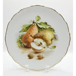 Vtg Schumann Arzberg Plate With Quince Design 7.25" Diameter Fruit Dessert
